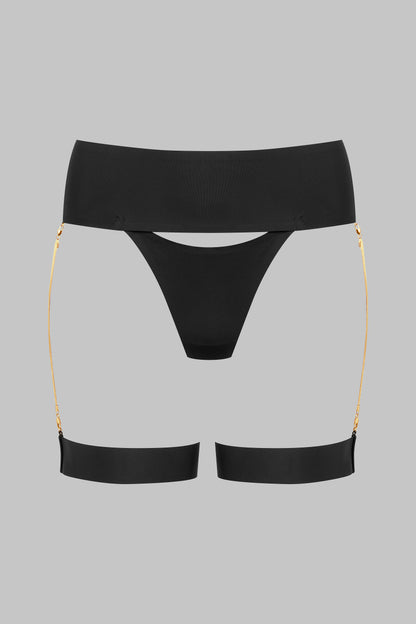Tanga Jarretières Bijoux - Tapage Nocturne