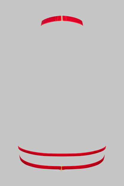 Harnais - Parure velours