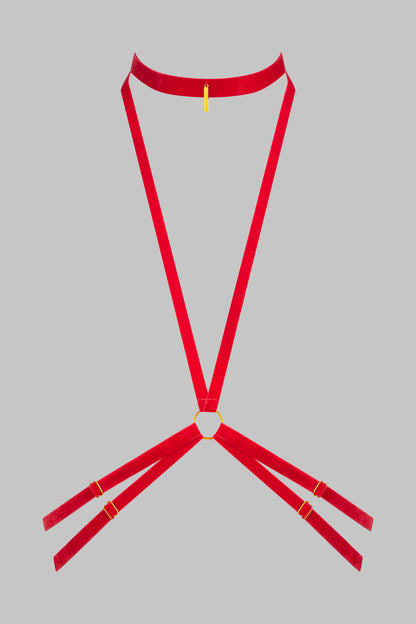 Harnais - Parure velours