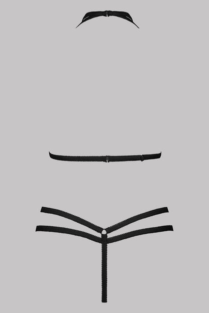 Harness &amp; thong set - Le Petit Secret