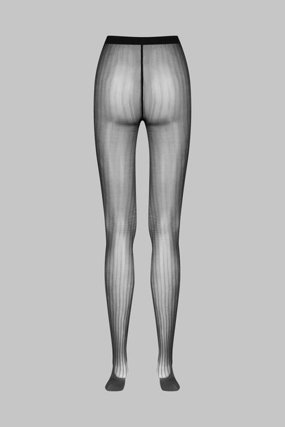 Collants illusion rayures 30D - Legwear