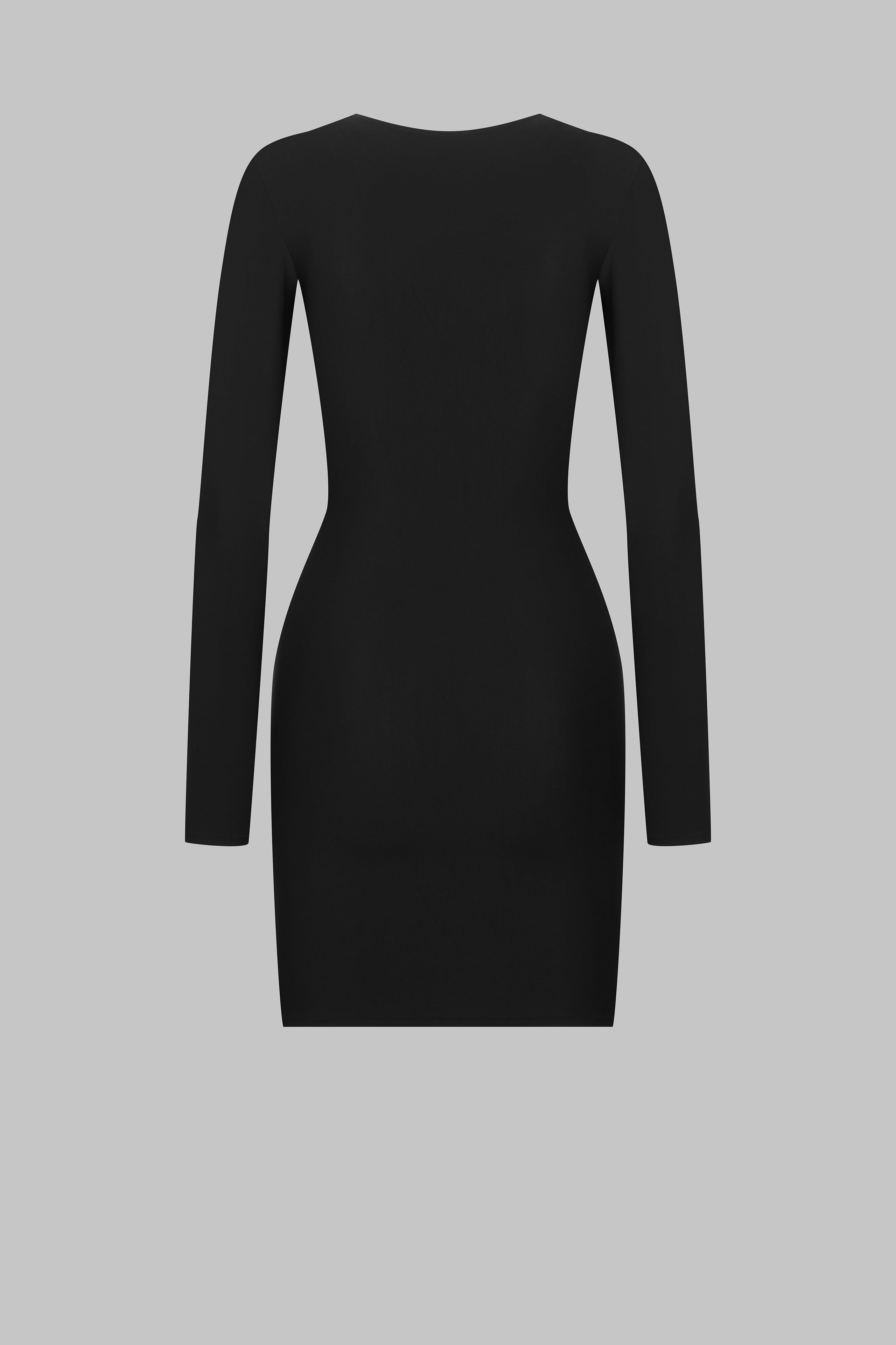 Short dress with long sleeves - Nuit Infinie