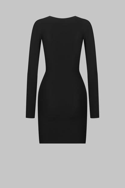 Short dress with long sleeves - Nuit Infinie