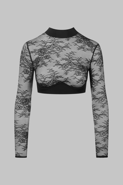 Long-sleeve lace top - 24 Secret Days