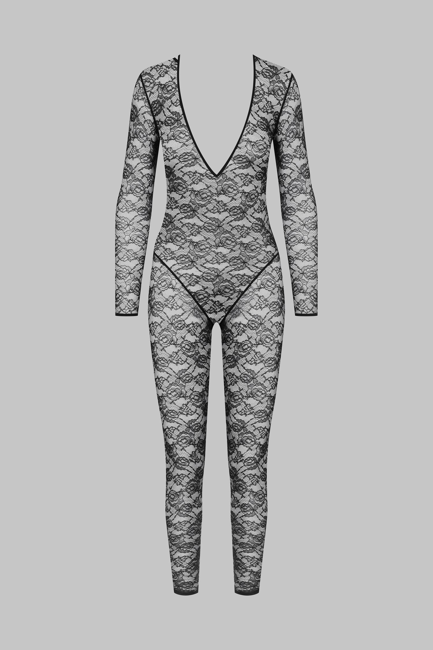 Catsuit manches longues Col V - Flashback