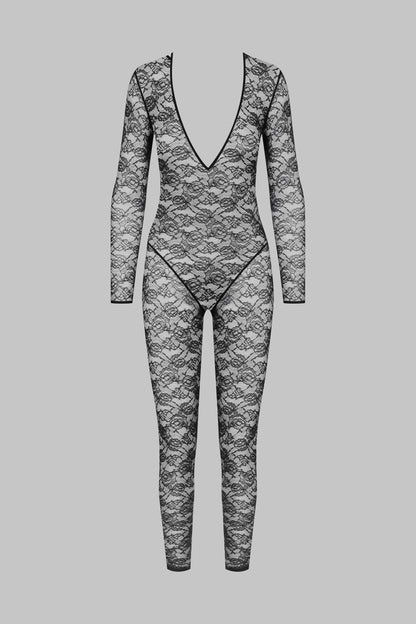 Catsuit con scollo a V - Flashback