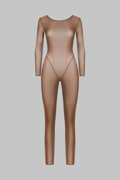 Catsuit dos ouvert manches longues - French Kiss Light