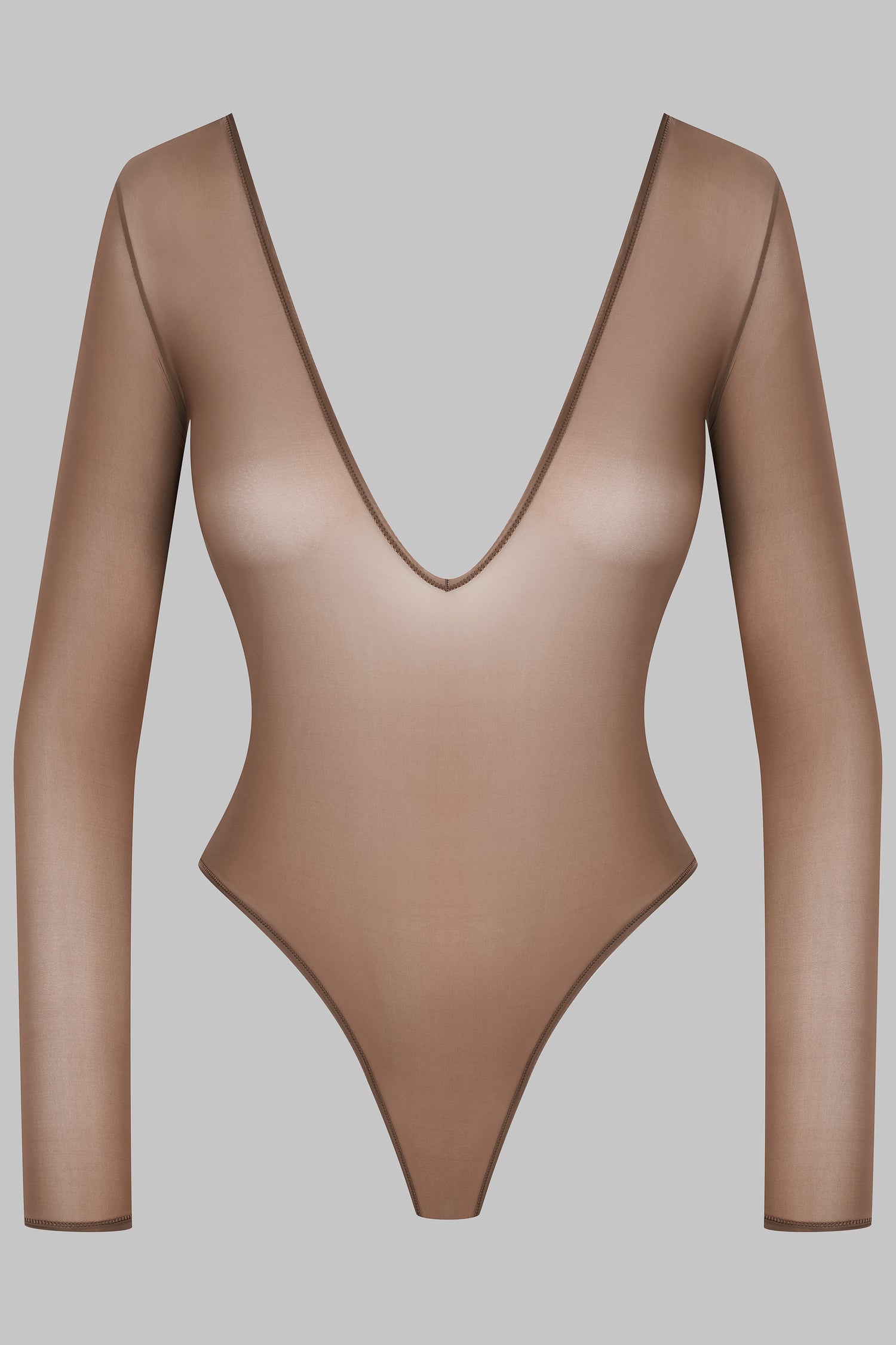 Body string schiena scoperta a maniche lunghe - French Kiss Light