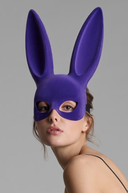 Masque lapin velours - Bunny