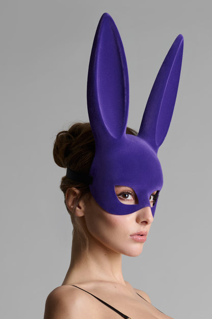 Masque lapin velours - Bunny