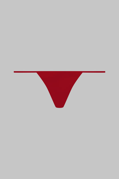 Micro String - Rouge - LES INVISIBLES