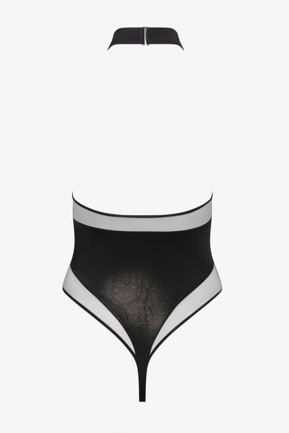 Maillot une pièce encolure américaine - Minuit