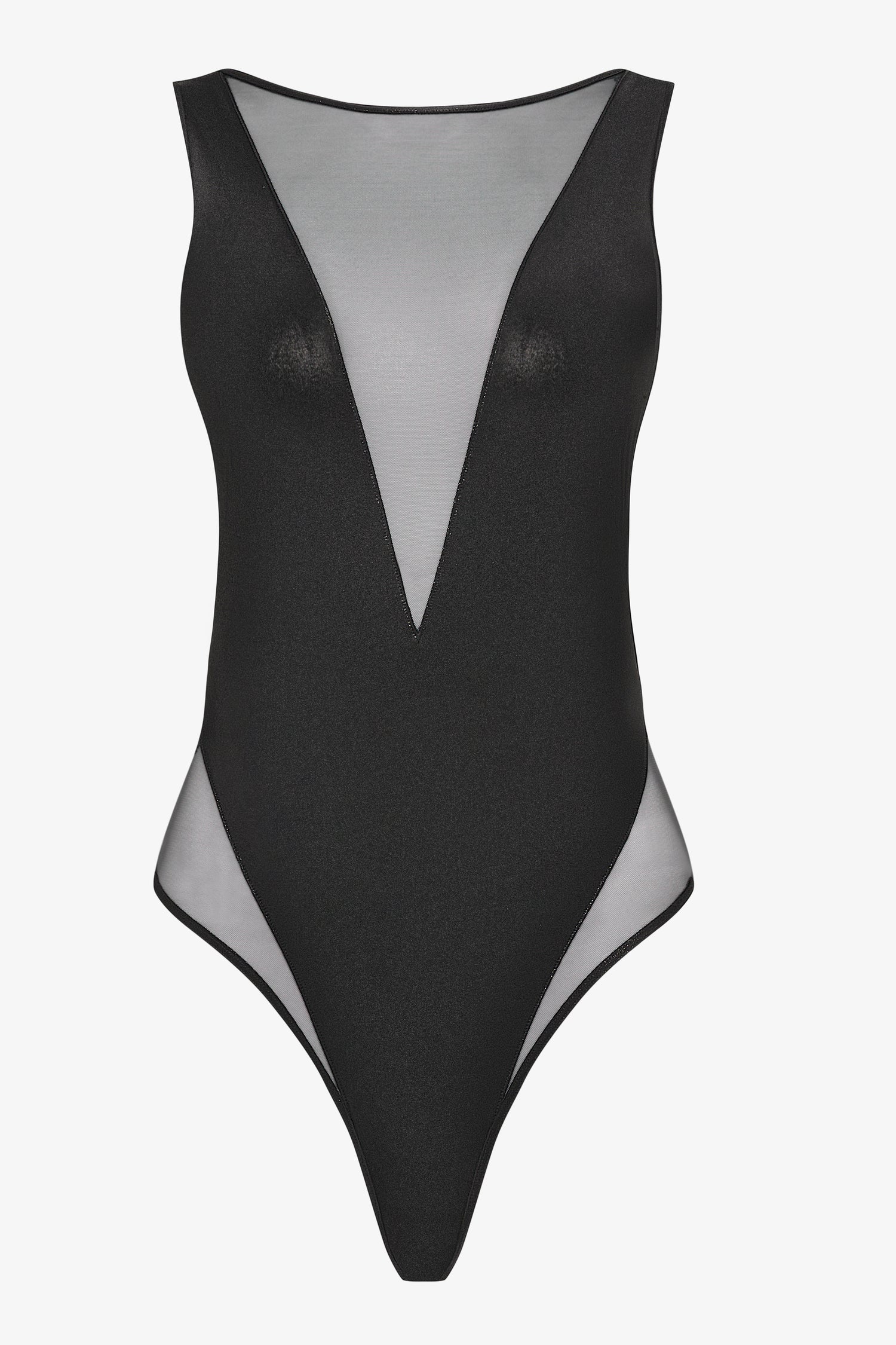 Costume scollo a V trasparente - Minuit