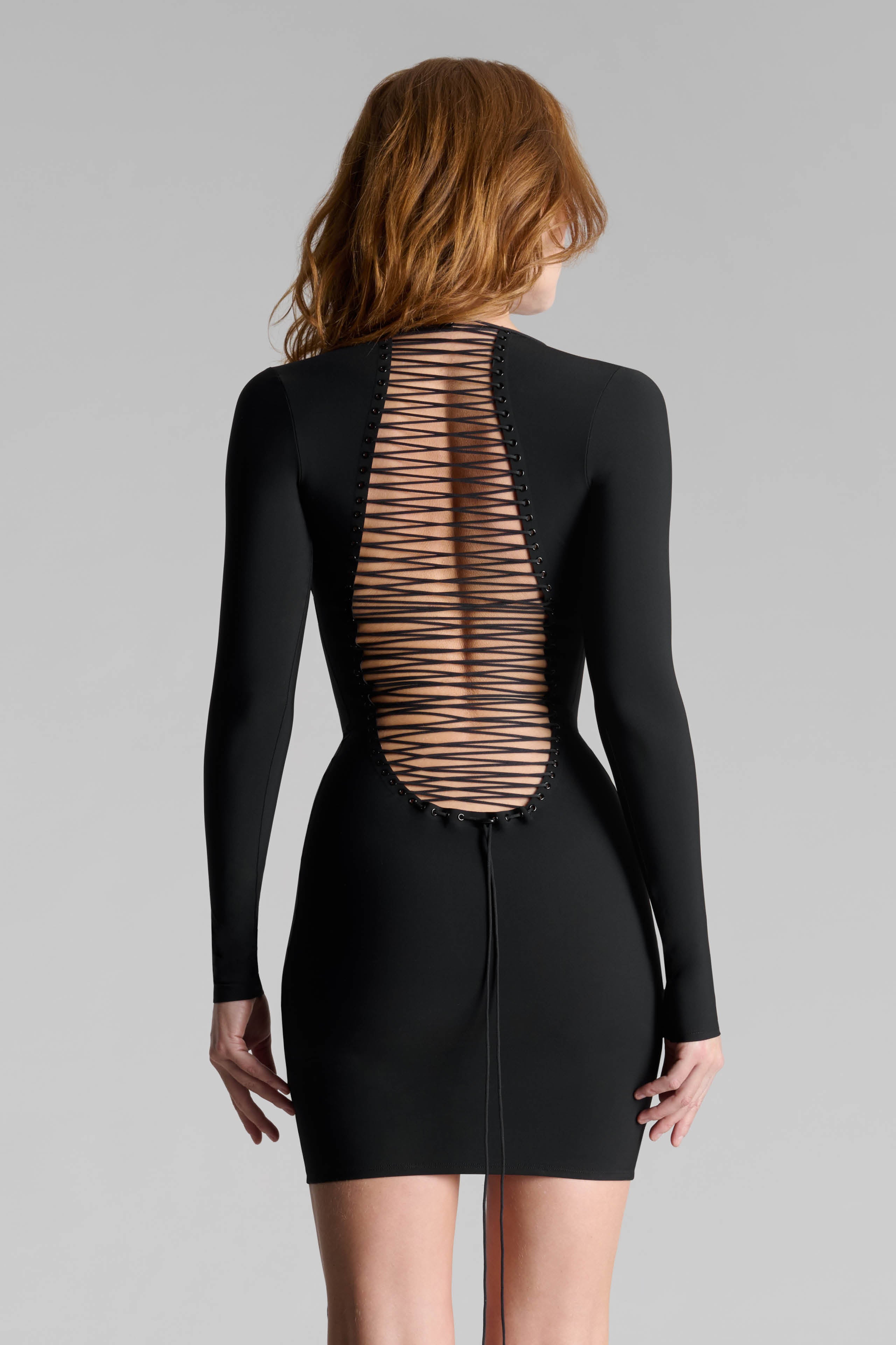 Short backless dress - Nuit Infinie