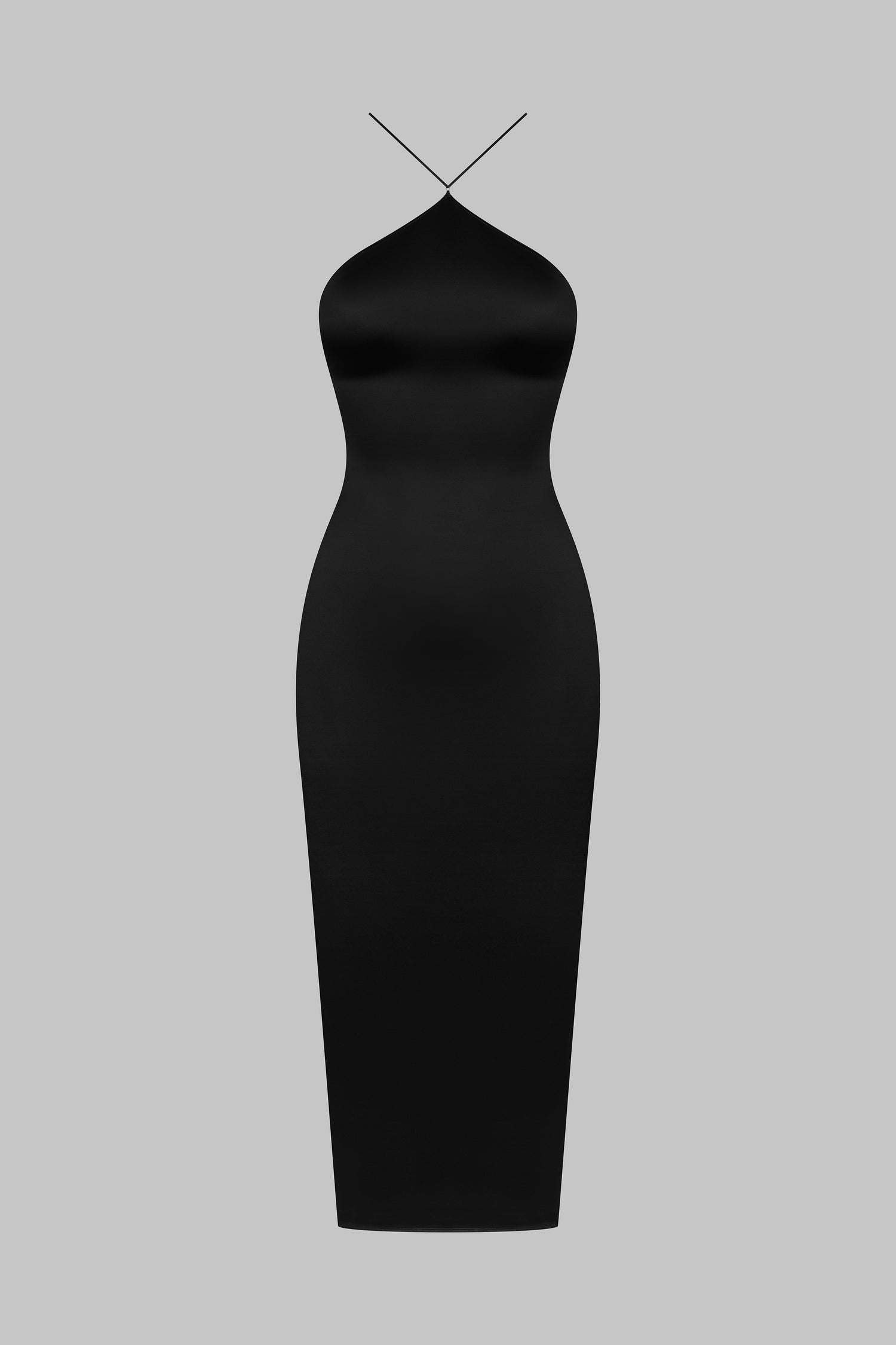 Open Back Midi Dress - French Kiss