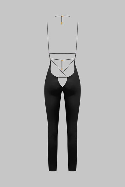 Open Back Strapless Catsuit - French Kiss