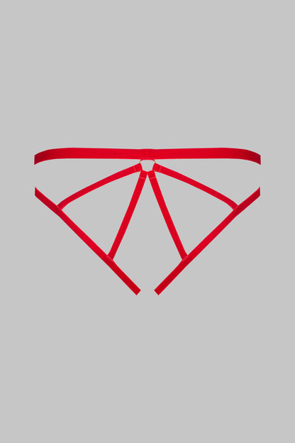 Culotte ouverte - Parure velours