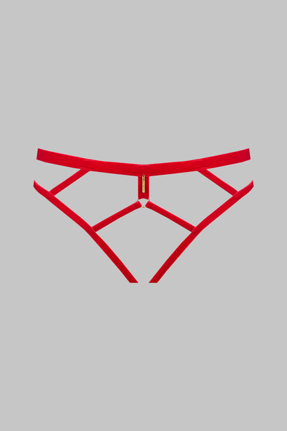 Culotte ouverte - Parure velours