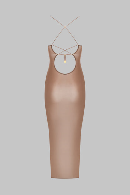 Robe midi dos ouvert - French Kiss Light