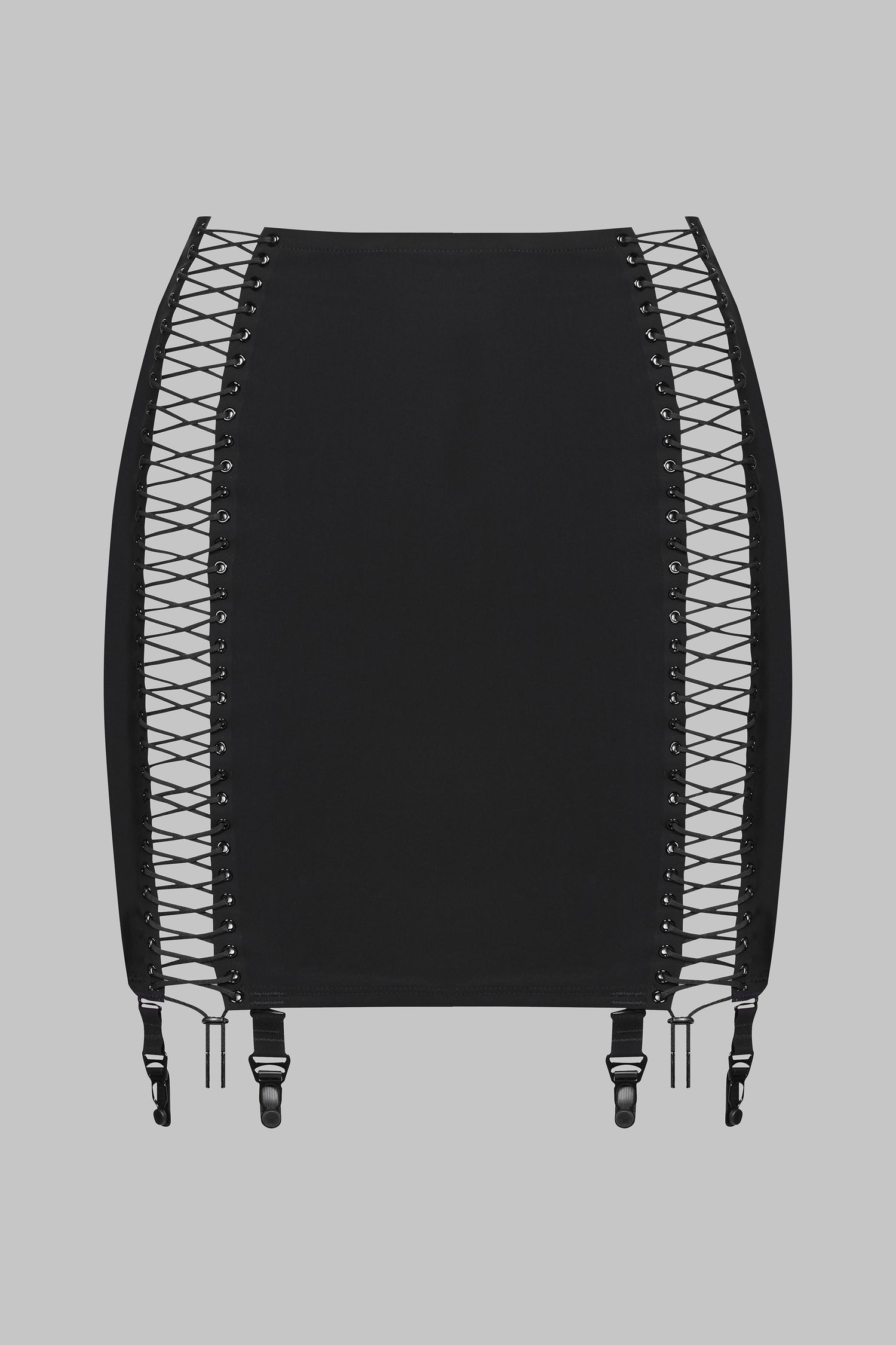 Short skirt with suspenders - Nuit Infinie