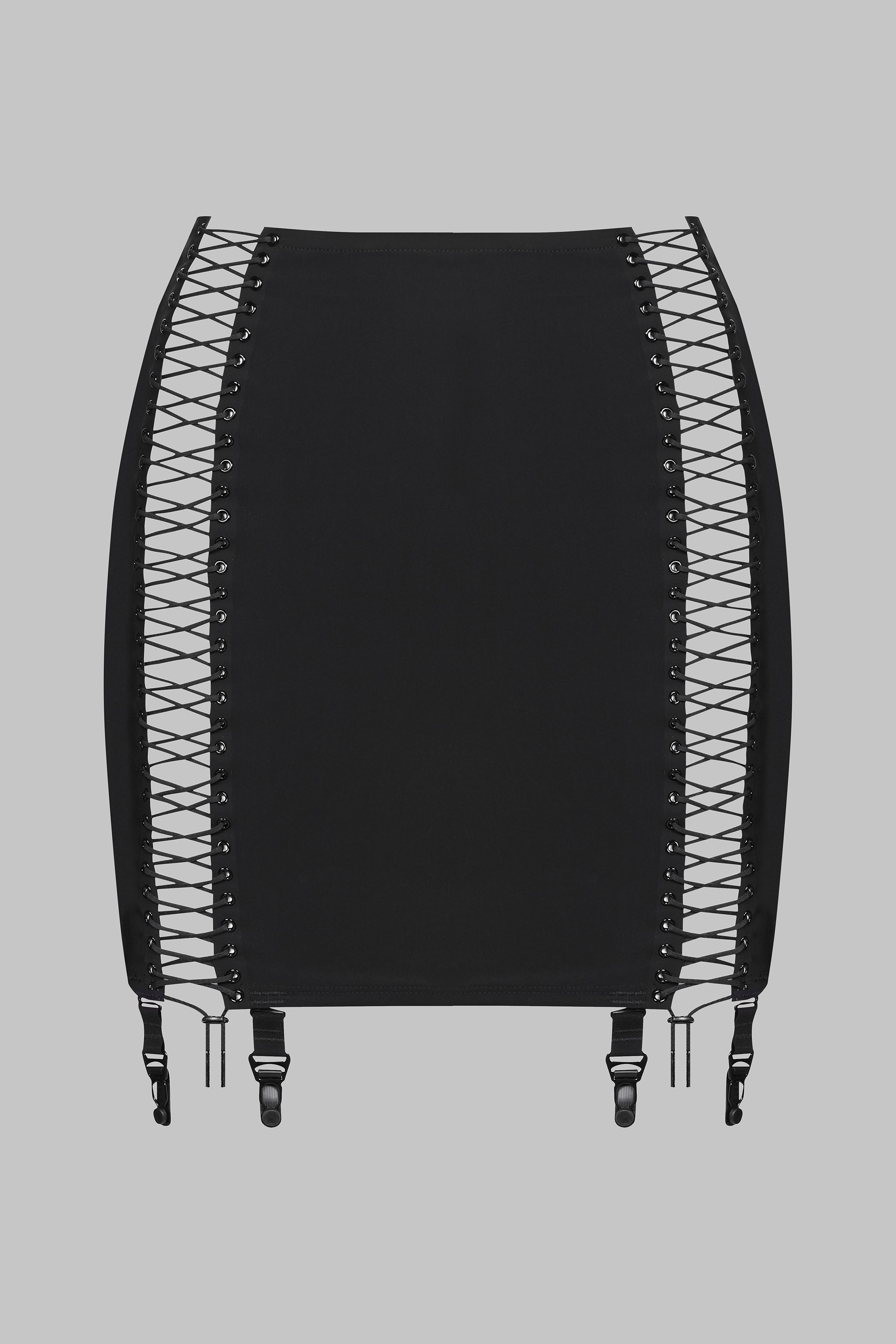 Short suspender skirt - Nuit Infinie