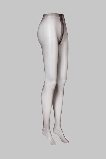 10D Glossy Tights - Smoked - Legwear