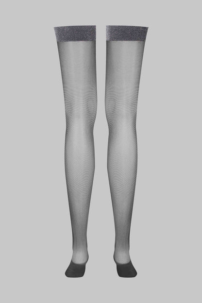 Lurex calze giarrettiere - 20D - Legwear