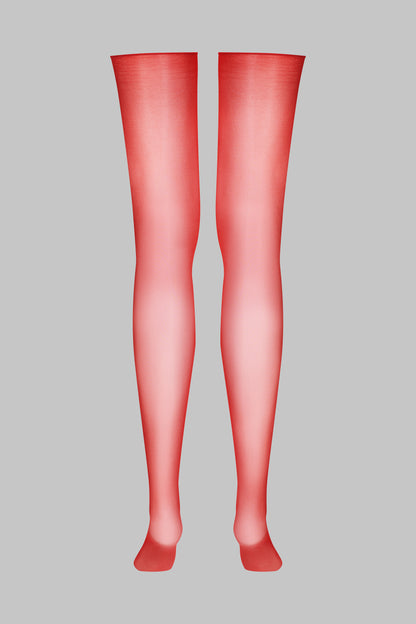 10D rolled up iced stockings - Legwear