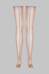 20D rolled seam cut stockings - Les Coquetteries