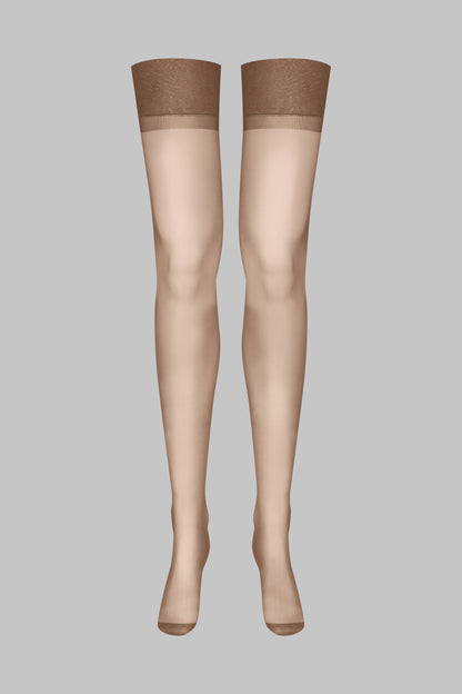 15D Nylon Stockings - Brown - Legwear