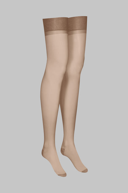 15D Nylon Stockings - Brown - Legwear