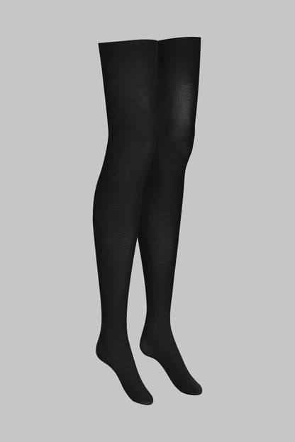 Calze opache con orli tagliati arrotolati - 70D - Legwear