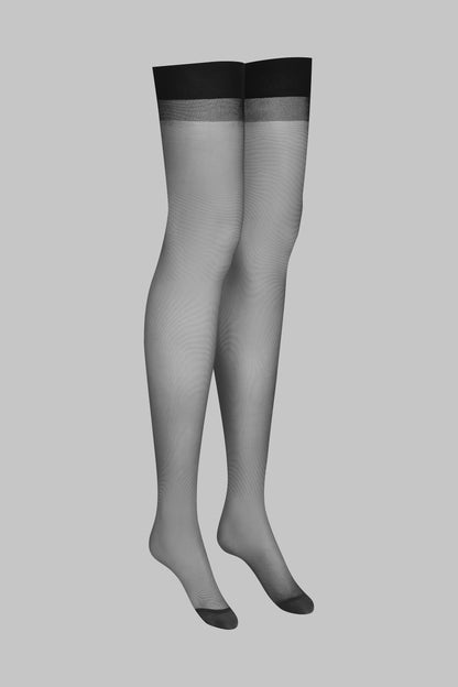 Bas jarretières couture 20D - Legwear