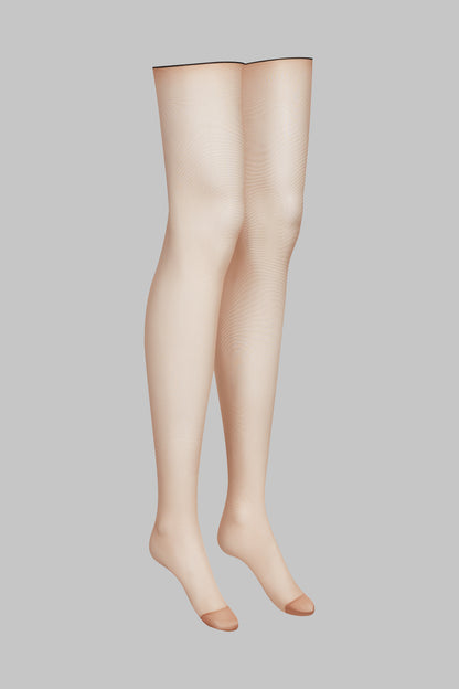 Calze con cucitura con orli tagliati arrotolati - 20D - Legwear