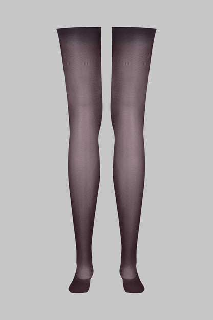 Bas Coupés Roulés 40D - Marron - LEGWEAR