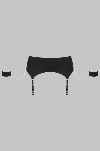 Strumpfhalter mit Handschellen und Schmuck - Tapage Nocturne