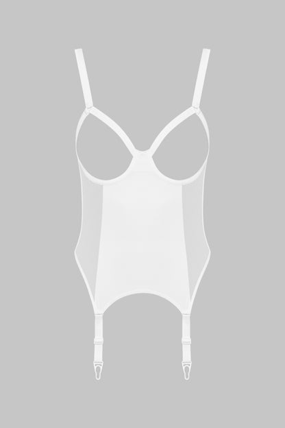 Tuta con Spalline e Reggicalze - Pure Tentation