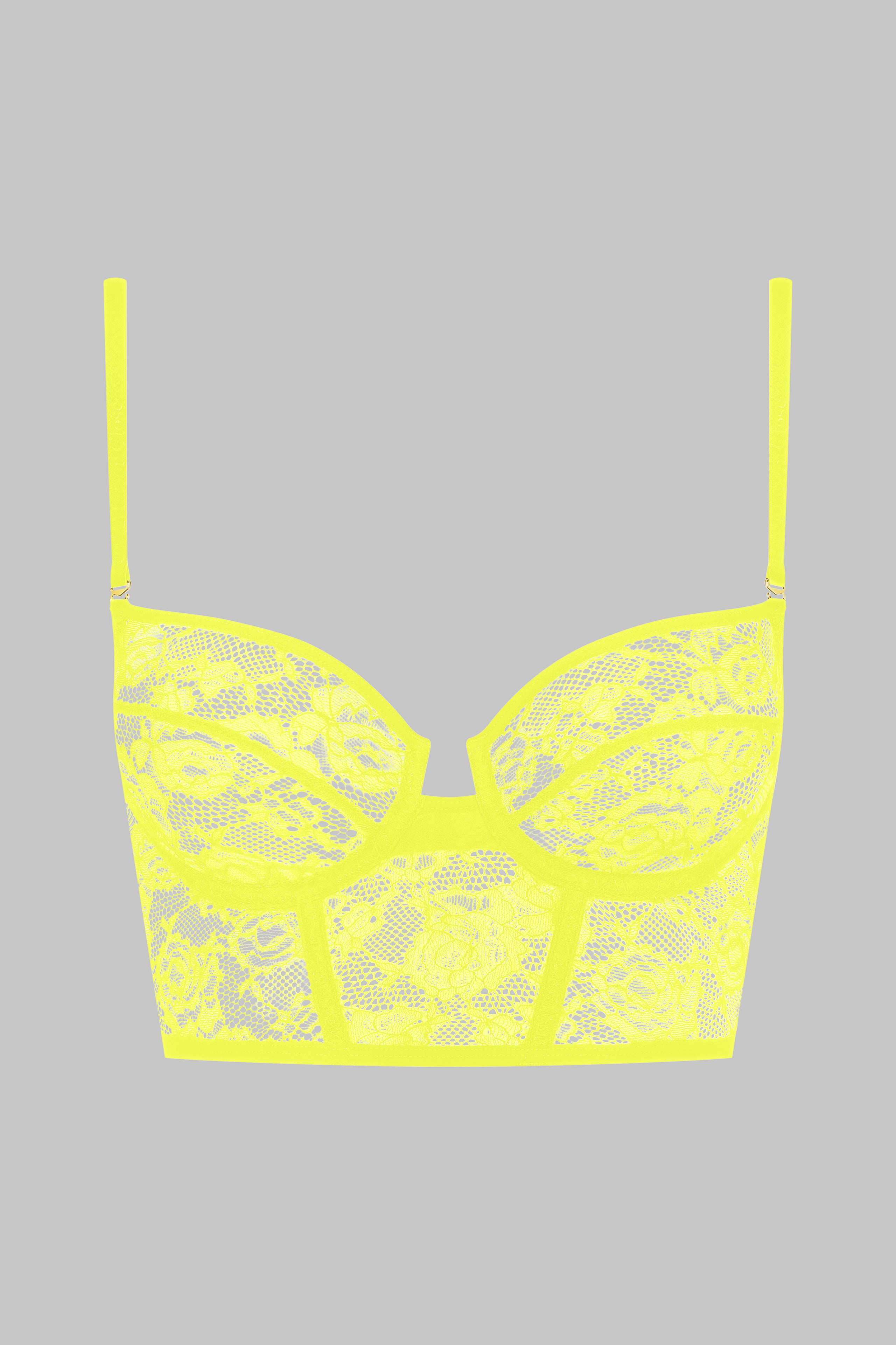 Balconette bra - Flashback Neon