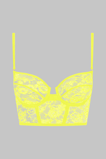 Balconette bra - Flashback Neon