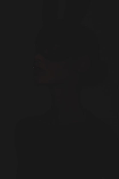 Masque lapin velours avec pompon - Bunny