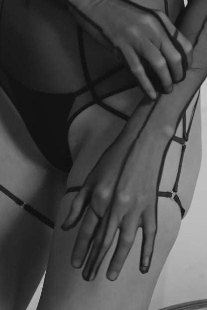 String mit hoher Taille – L&