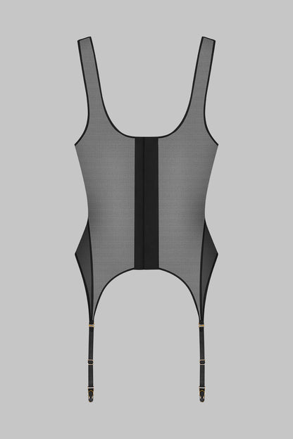 Corset with garter belt - L&