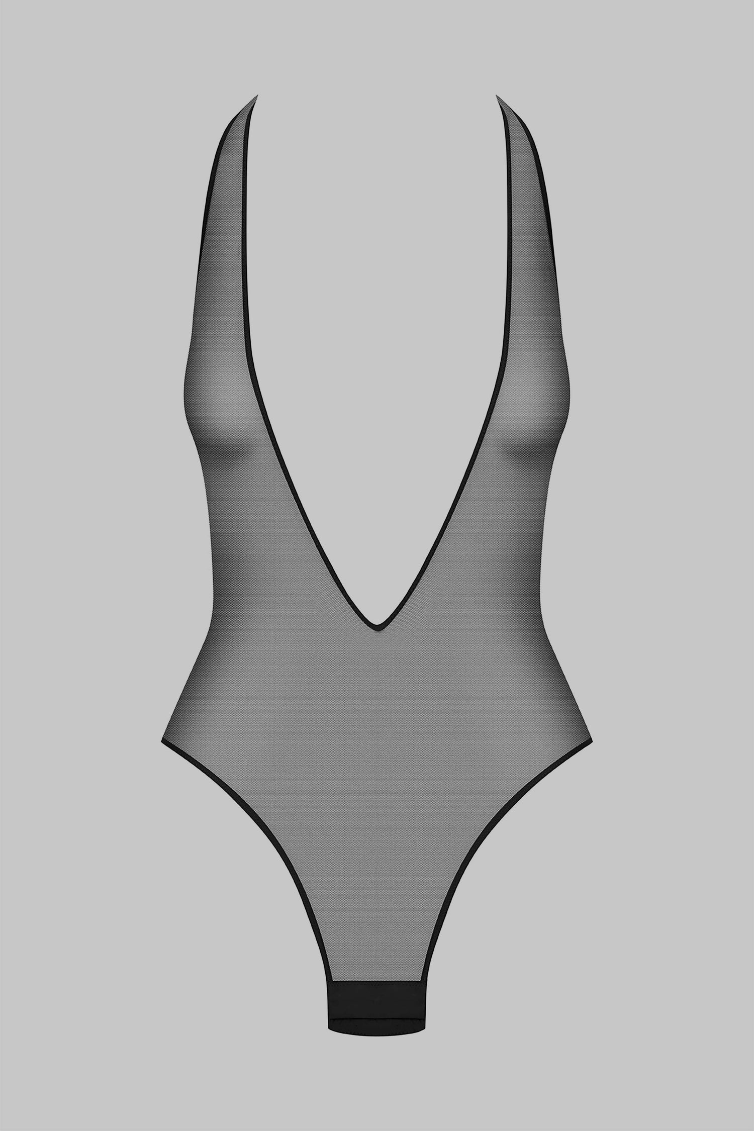 String-Body mit V-Ausschnitt - L&
