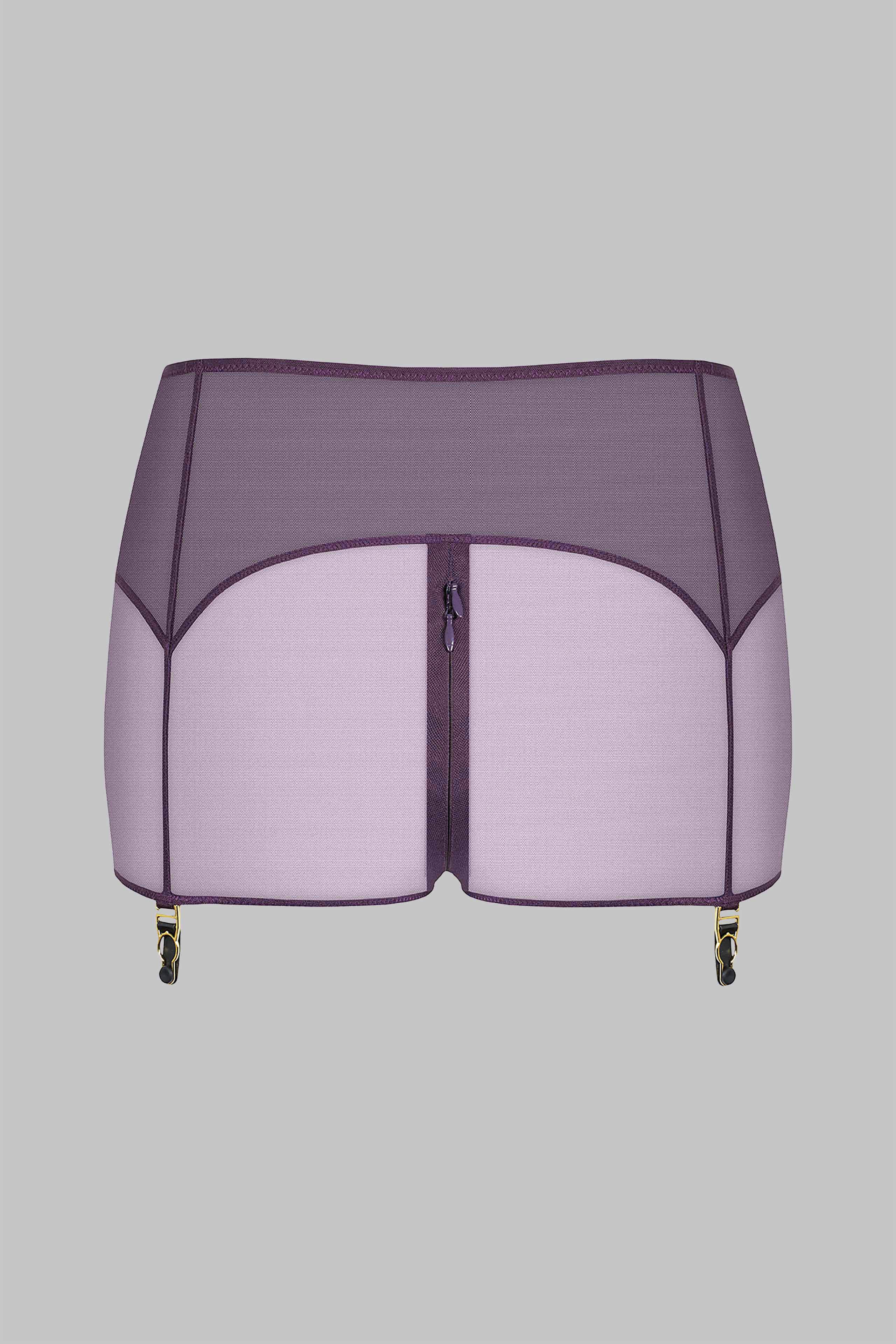 shorty-zippe-porte-jarretelles-lamoureuse-orchidee-violette-maison-close