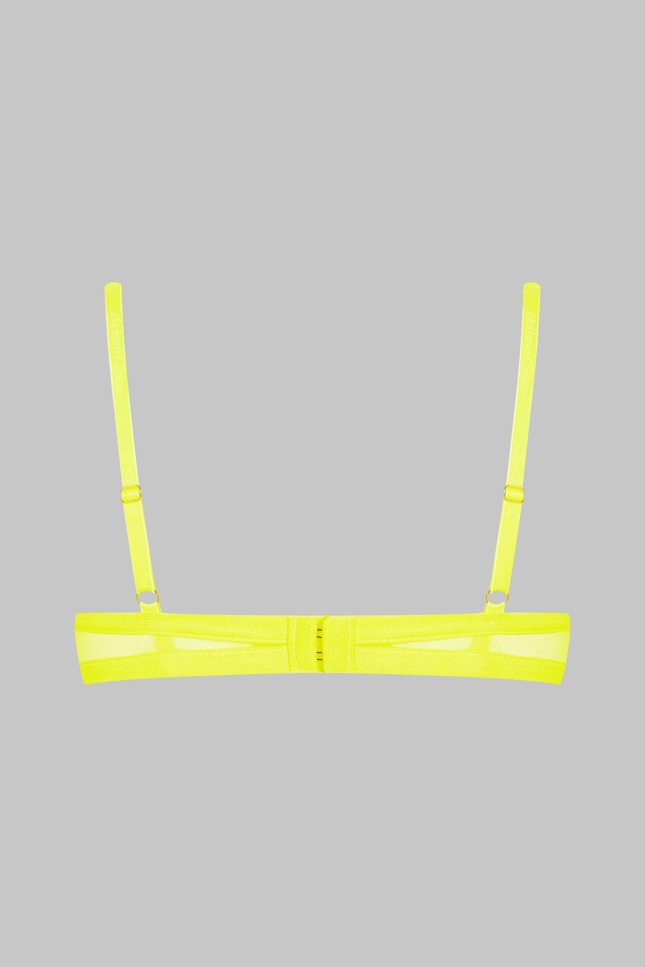 soutien-gorge-seins-nus-corps-a-corps-neon-jaune-fluo-or-maison-close