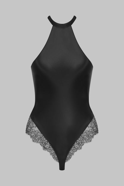 american collar string bodysuit - Rendez-Vous