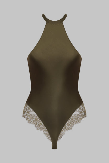 american collar string bodysuit - Rendez-Vous