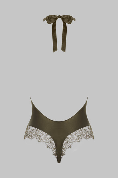 american collar string bodysuit - Rendez-Vous