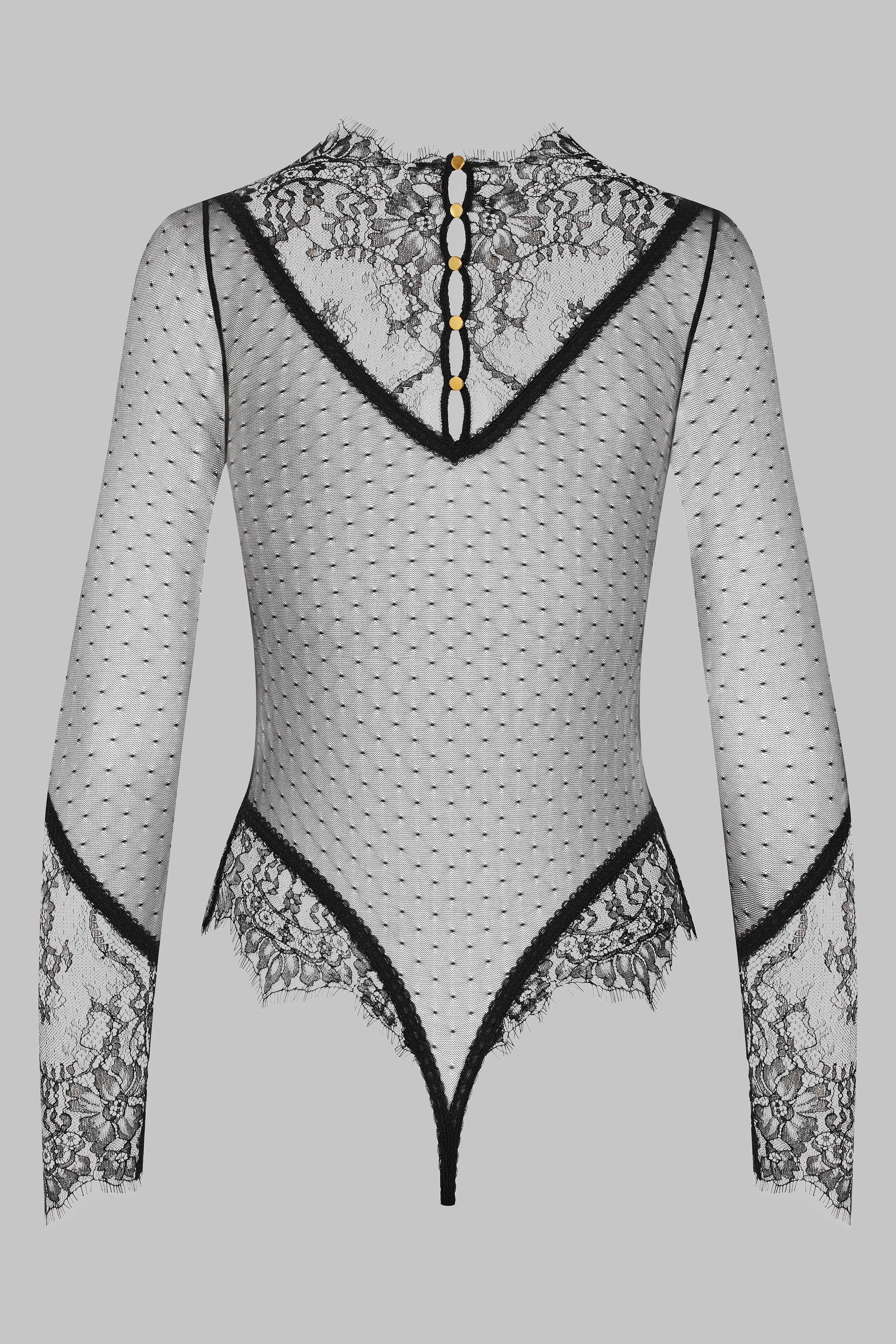 Body string voile dentelle - Inspiration Divine