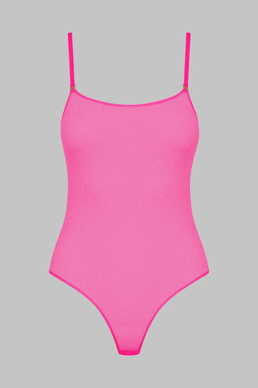 Maison Close l Pink Body string - Corps à Corps Néon